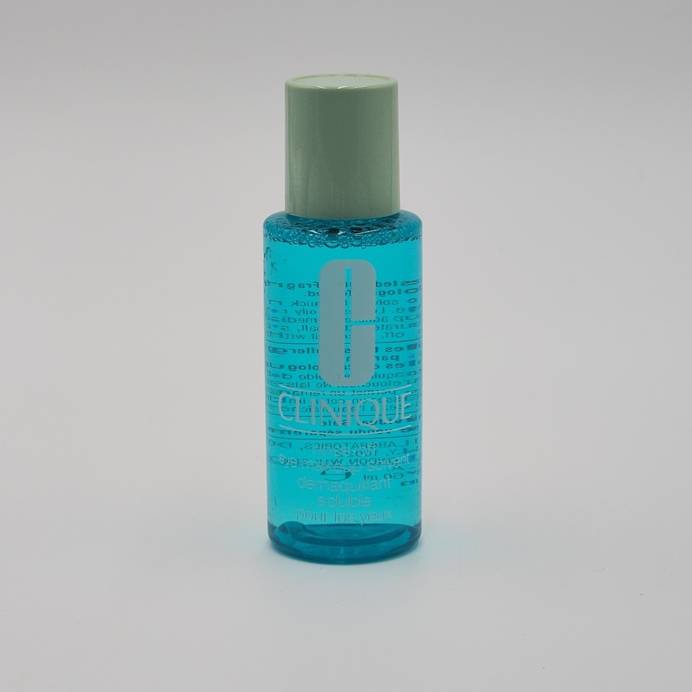 Clinique Rinse Off Eye Makeup Solvent Remover Fragrance Free 2 Fl Oz New No Box